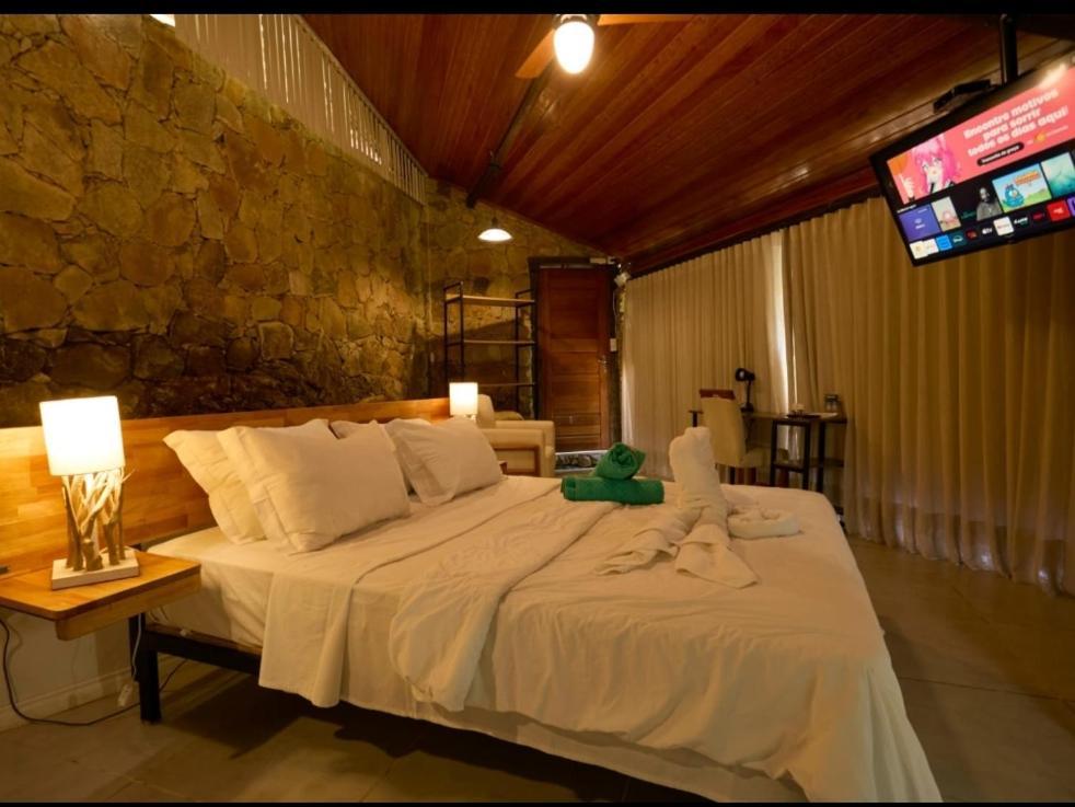 Pousada Verde Folhas Casa Branca Quarto foto